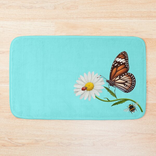 Item preview, BUTTERFLIES, LADYBUGS, DAISY, BEES, FLOWERS, NATURE, FLORAL designed and sold by classic car craze.
