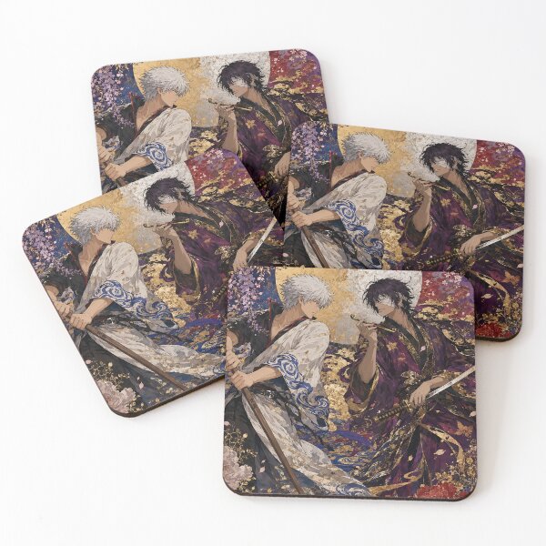 Item preview, Gintoki Sakata & Takasugi Shinsuke Samurai Moon Art | Gintama Anime Japanese Aesthetic designed and sold by Dyan4.