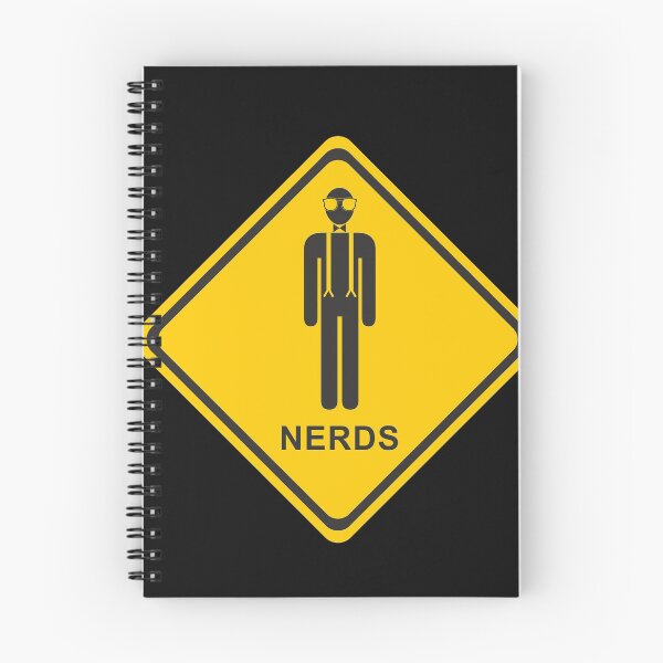 Item preview, Funny Nerds Warning Sign  designed and sold by Divine Ease.