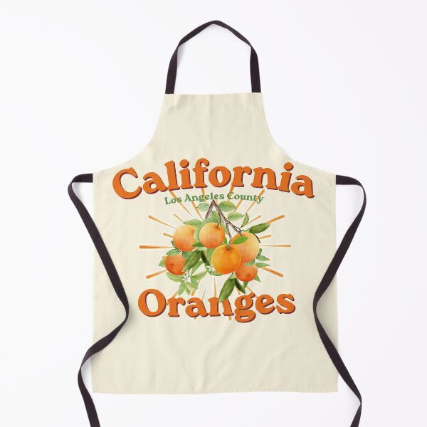 Item preview, California Oranges Los Angeles County Vintage Retro Travel Fruit designed and sold by SilverSeaBKK.