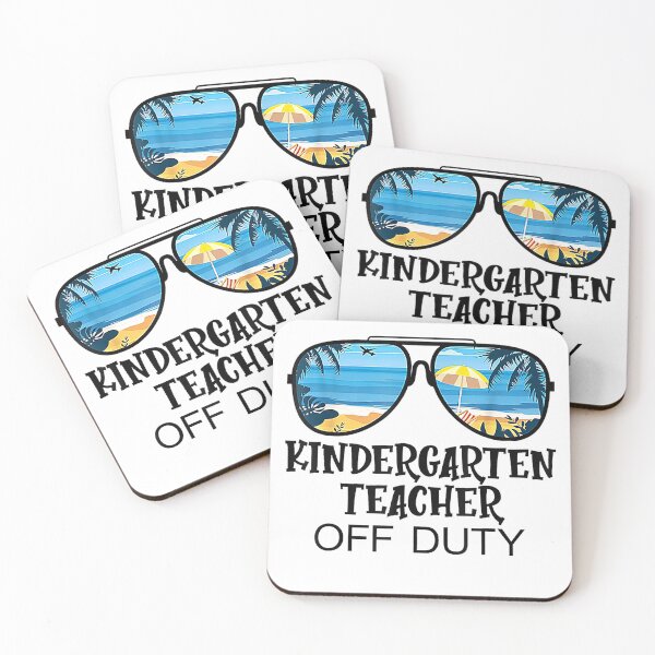 Item preview, Kindergarten Teacher Off Duty Sunglasses Beach Summer T-Shirt designed and sold by gidget-gadget.