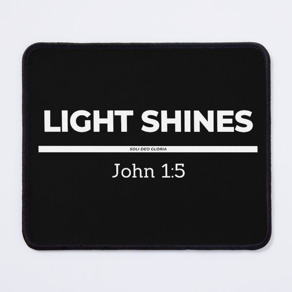 Item preview, Light Shines John 1:5 Bible Verse Christian Design designed and sold by Ken Chung.