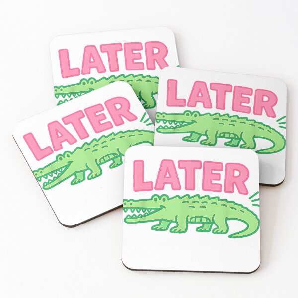 Item preview, Later Gator Cute Graphic Funny Alligator T-Shirt designed and sold by gidget-gadget.