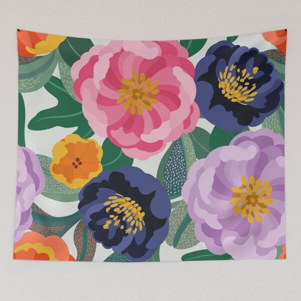 Item preview, Vibrant Blooming Floral Seamless Pattern designed and sold by brandingpro.