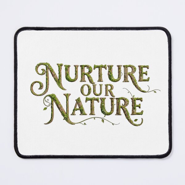 Item preview, Nurture Our Nature - Living Typography - Biophilic Art designed and sold by H Jonas.
