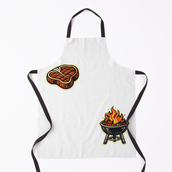 Item preview, Steak Dive Funny Flying Steak BBQ Grilling Cartoon Humor designed and sold by anouaroh.