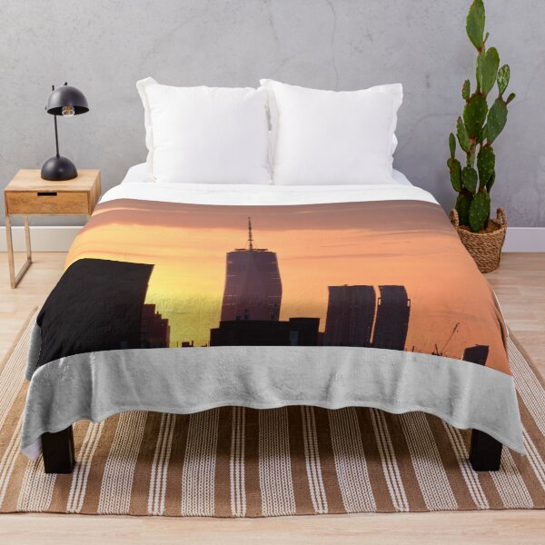 Item preview, Freedom tower with orange sky and glow designed and sold by JaysUrbanLense.
