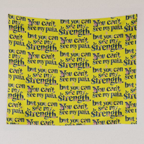 Item preview,  	You cant see my pain but you can see my strength quote designed and sold by Chill Vibe.