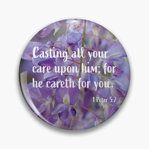 Item preview, 1 Peter 5 7 Cast All Your Care Upon Him designed and sold by InsprtnlArtbyDP.