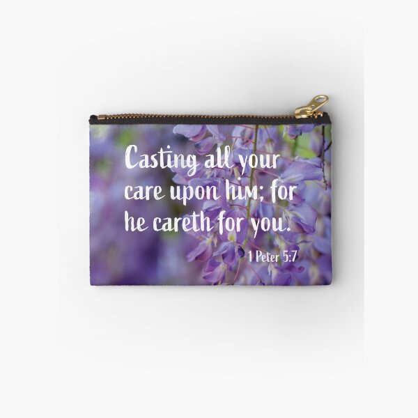 Item preview, 1 Peter 5 7 Cast All Your Care Upon Him designed and sold by InsprtnlArtbyDP.