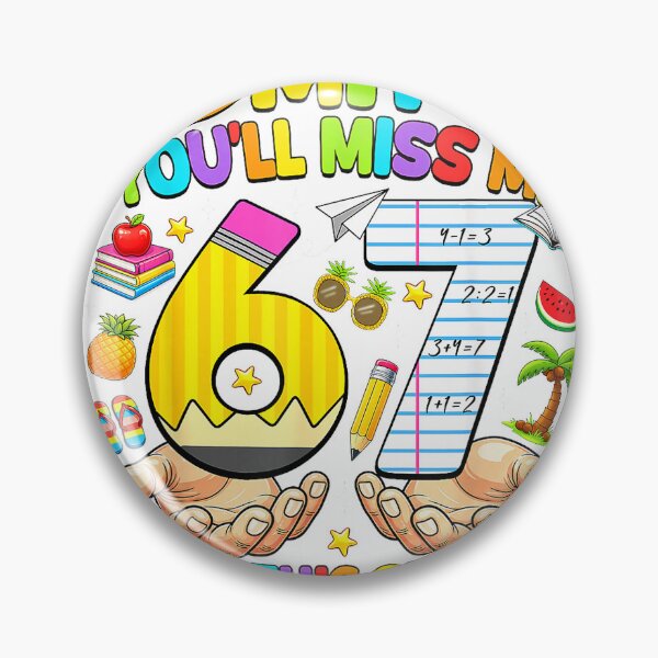 Item preview, Admit It You'll Miss Me 6 7 Times Last Day of School Teacher T-Shirt designed and sold by SubStudio97.
