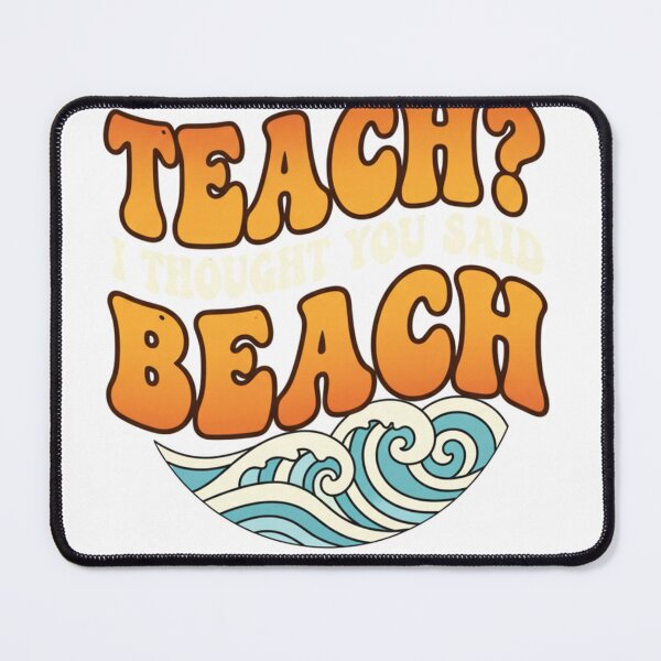 Item preview, Beach Mode Teacher Saying Bright Summer Humor Long Sleeve T-Shirt designed and sold by SubStudio97.