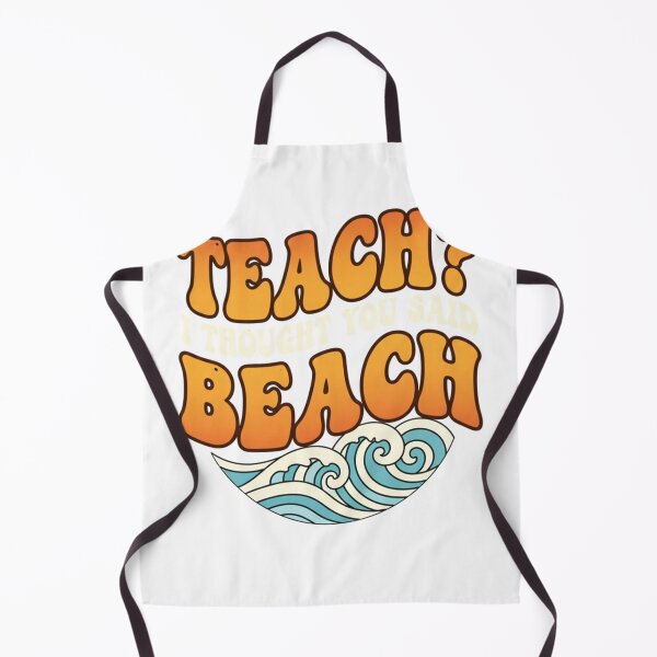 Item preview, Beach Mode Teacher Saying Bright Summer Humor Long Sleeve T-Shirt designed and sold by SubStudio97.