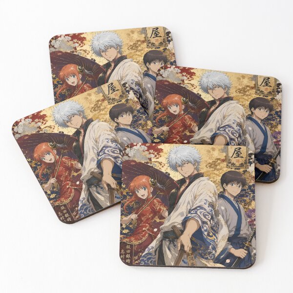 Item preview, Gintoki Kagura & Shinpachi Traditional Japanese Art | Gintama Yorozuya Anime  designed and sold by Dyan4.