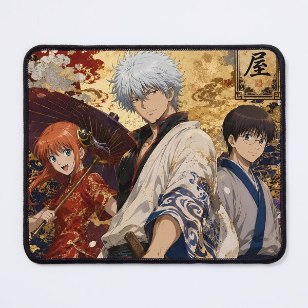 Item preview, Gintoki Kagura & Shinpachi Traditional Japanese Art | Gintama Yorozuya Anime designed and sold by Dyan4.