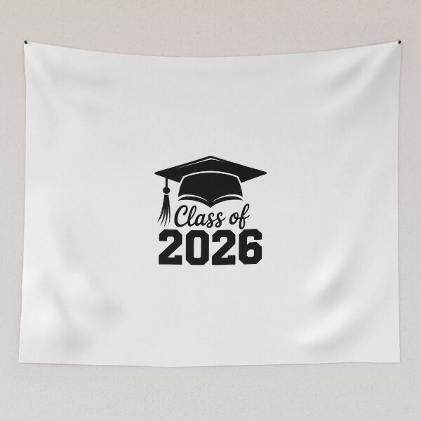 Item preview, Class of 2026 Graduation Cap – Senior Graduate School Spirit  designed and sold by Zizo-DR44.