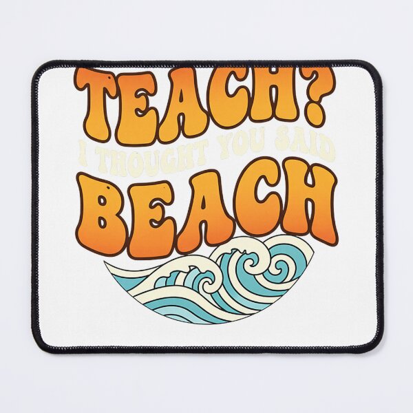 Item preview, Beach Mode Teacher Saying Bright Summer Humor Premium Tri-Blend T-Shirt designed and sold by RKdrawings.