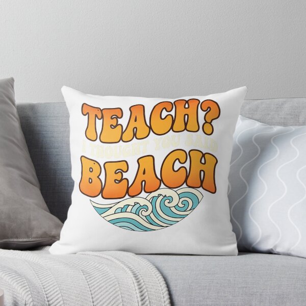 Item preview, Beach Mode Teacher Saying Bright Summer Humor Premium Tri-Blend T-Shirt designed and sold by RKdrawings.
