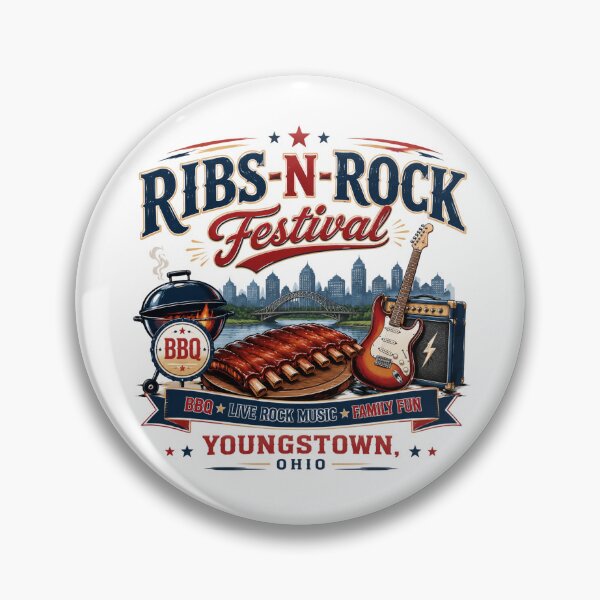 Item preview, Ribs N Rock Festival – Youngstown Music designed and sold by Combat Skies.