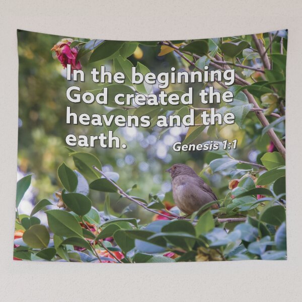 Item preview, Genesis 1 1 In The Beginning God Created designed and sold by InsprtnlArtbyDP.