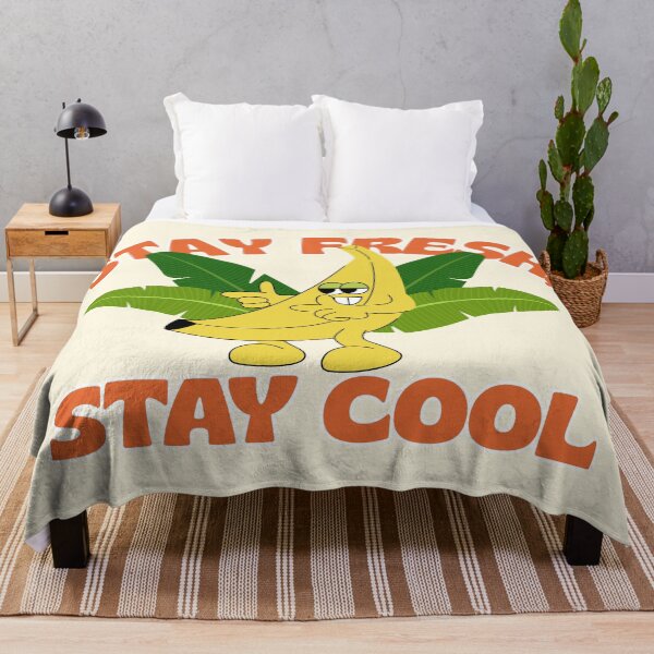 Item preview, Stay Fresh Stay Cool Funny Cartoon Banana Tropical Retro designed and sold by SilverSeaBKK.