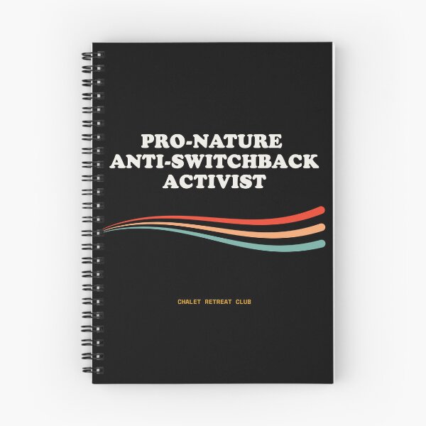 Item preview, Pro-Nature Anti-Switchback Activist Funny Sarcastic Incline Retro designed and sold by SlothcoreVibes.