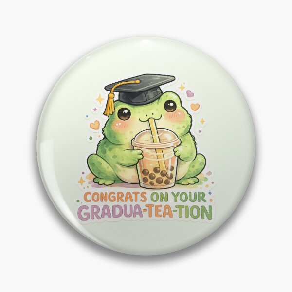 Item preview, Congratulations on Your Gradua-TEA-tion – Cute Frog Boba Graduation Gift 2026 designed and sold by Fanverse Merchandise.