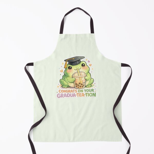 Item preview, Congratulations on Your Gradua-TEA-tion – Cute Frog Boba Graduation Gift 2026 designed and sold by Fanverse Merchandise.
