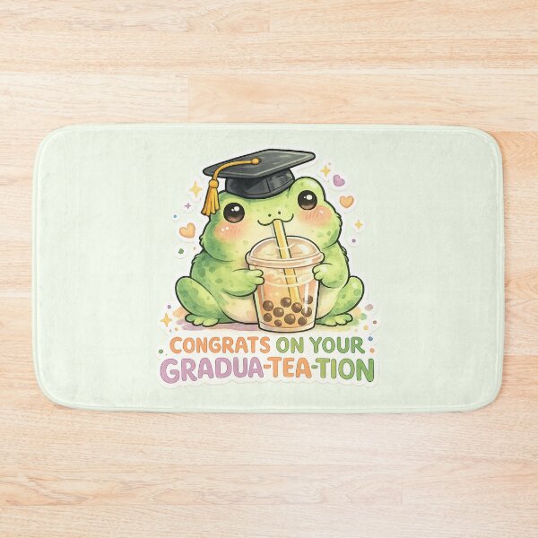 Item preview, Congratulations on Your Gradua-TEA-tion – Cute Frog Boba Graduation Gift 2026 designed and sold by Fanverse Merchandise.