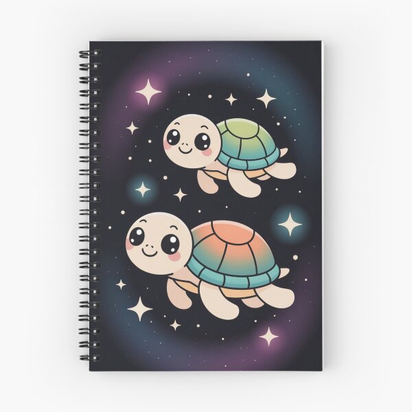 Item preview, Cute Kawaii Sea Turtles in Cosmic Space designed and sold by brandingpro.