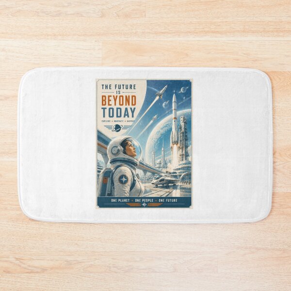 Item preview, One Planet One People One Future – Vintage Sci-Fi Art designed and sold by Fleetwood1994.