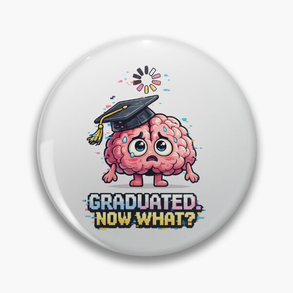 Item preview, Graduated Now What – Brain Buffering Funny Graduation Gift Class 2026 designed and sold by Fanverse Merchandise.