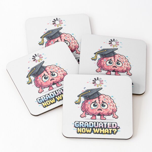 Item preview, Graduated Now What – Brain Buffering Funny Graduation Gift Class 2026 designed and sold by Fanverse Merchandise.