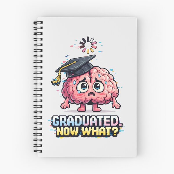 Item preview, Graduated Now What – Brain Buffering Funny Graduation Gift Class 2026 designed and sold by Fanverse Merchandise.