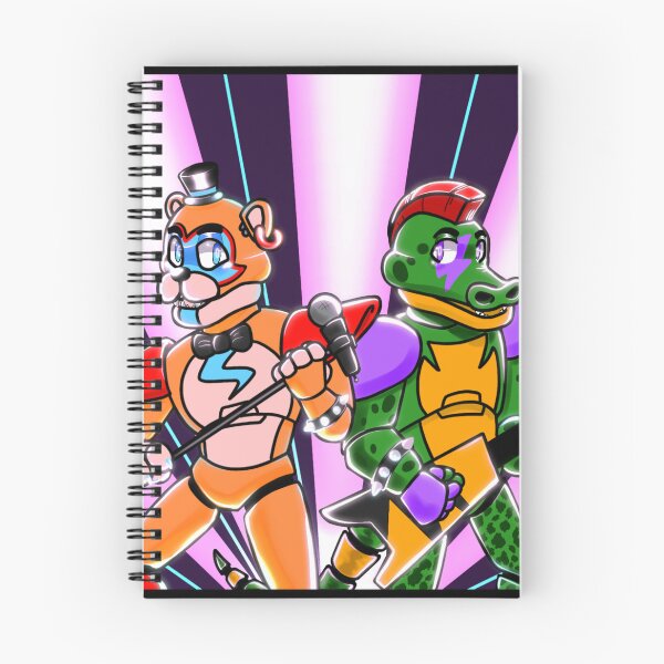 Item preview, Rocking FNAF Golden Freddy and Montgomery Gator designed and sold by HBOriginalsArt.