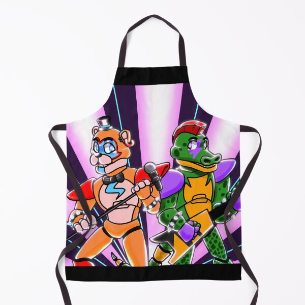 Item preview, Rocking FNAF Golden Freddy and Montgomery Gator designed and sold by HBOriginalsArt.