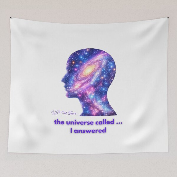 Item preview, Cosmic Galaxy Head Silhouette designed and sold by A Bit Out There.
