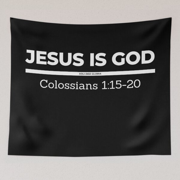 Item preview, Jesus is God Colossians 1:15-20 Bible Verse Christian Design designed and sold by Ken Chung.