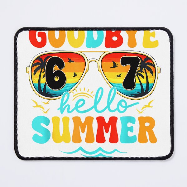 Item preview, Goodbye 6 7 Hello Summer Last Day of School Teacher Student T-Shirt designed and sold by kevincuellar.
