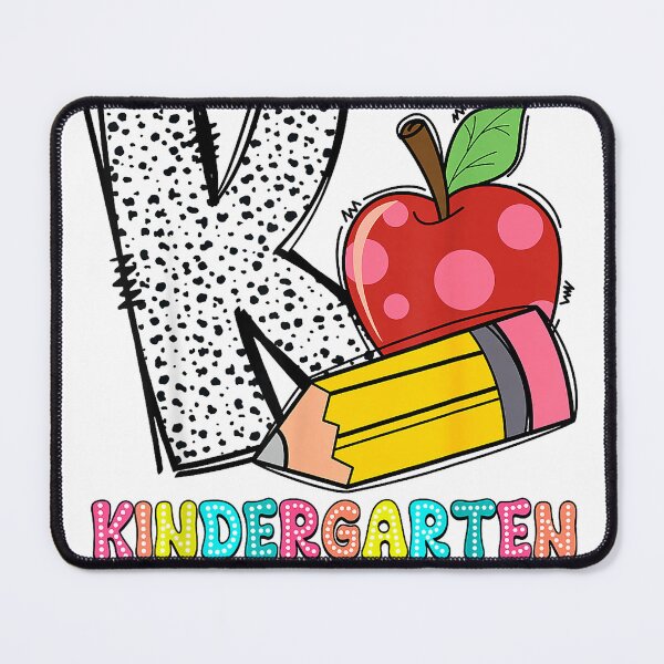 Item preview, K is for Kindergarten Teacher Pencil Apple Back to School T-Shirt designed and sold by SubStudio97.