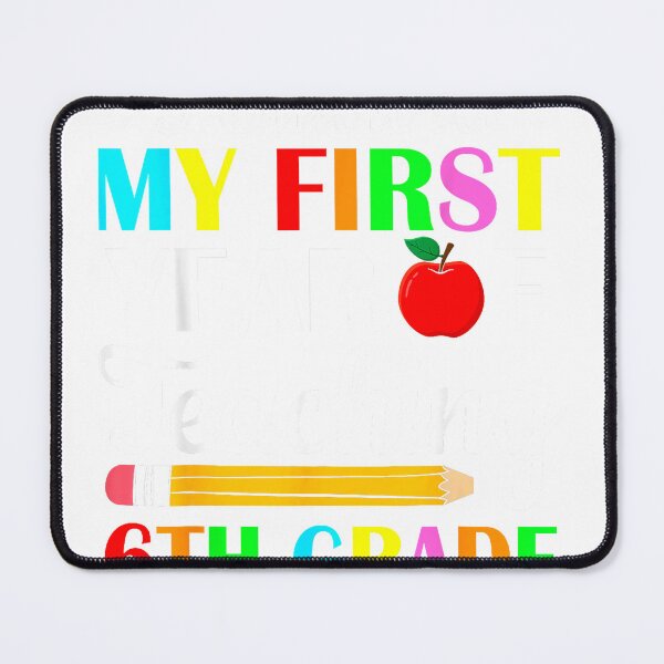 Item preview, I Survived My First Year Teaching 6th Grade Back To School T-Shirt designed and sold by RKdrawings.