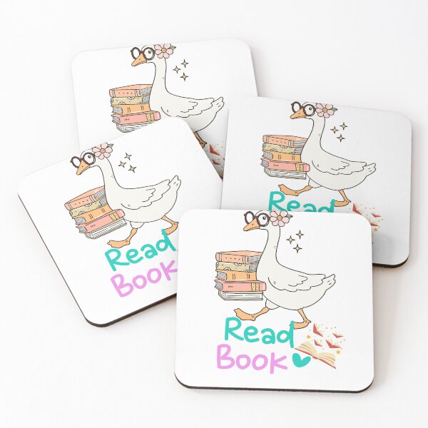 Item preview, A clever duck encouraging joyful reading adventures designed and sold by LEEVISWA.