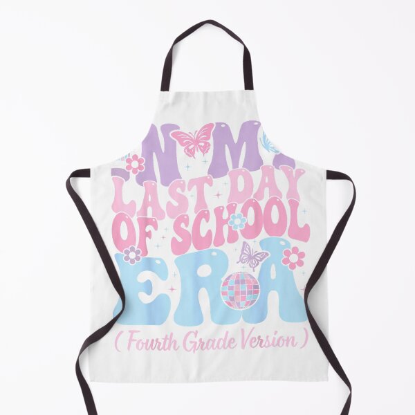 Item preview, in My Last Day of School Era Fourth 4th Grade Teacher Kids T-Shirt designed and sold by RKdrawings.