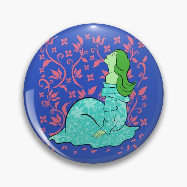 Item preview, Anthophile Fern with Blue Background  designed and sold by missmann.