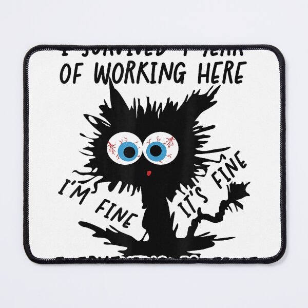 Item preview, I Survived 1 Year Of Working Here T-Shirt designed and sold by kevincuellar.