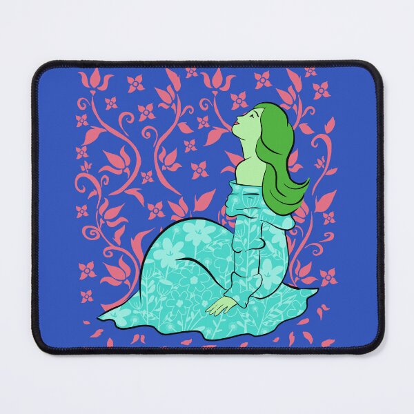 Item preview, Anthophile Fern with Blue Background designed and sold by missmann.