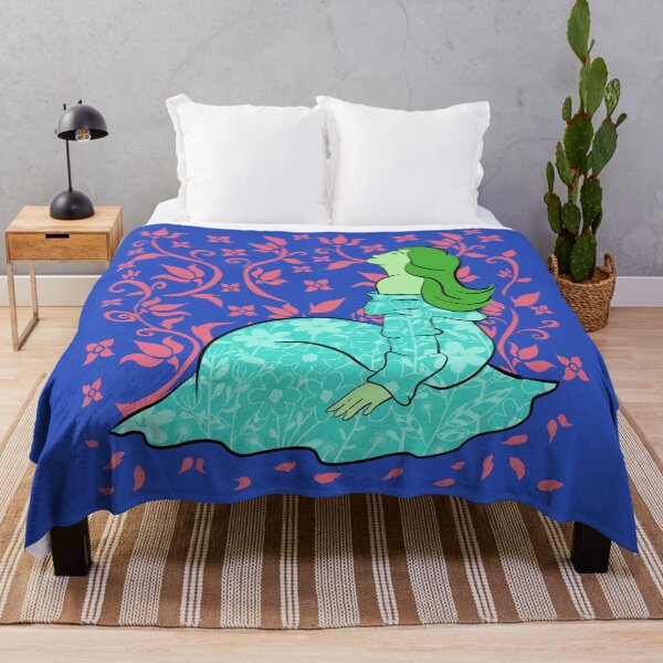 Item preview, Anthophile Fern with Blue Background  designed and sold by missmann.