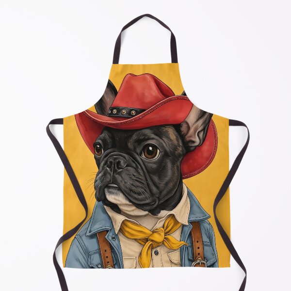 Item preview, French Bulldog Cowboy designed and sold by prettykaler.