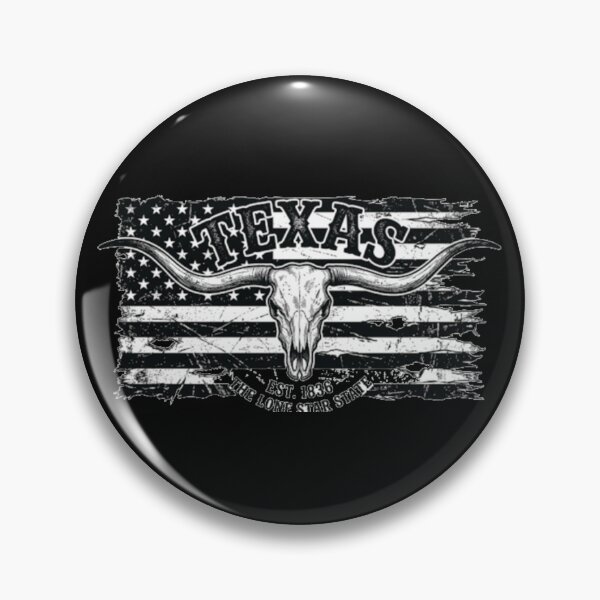 Item preview, Texas Longhorn Black n White designed and sold by PhansCustoms.