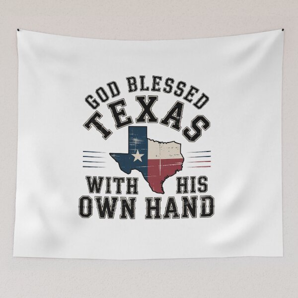Item preview, God Bless Texas, Retro Vintage designed and sold by graphic-genie.